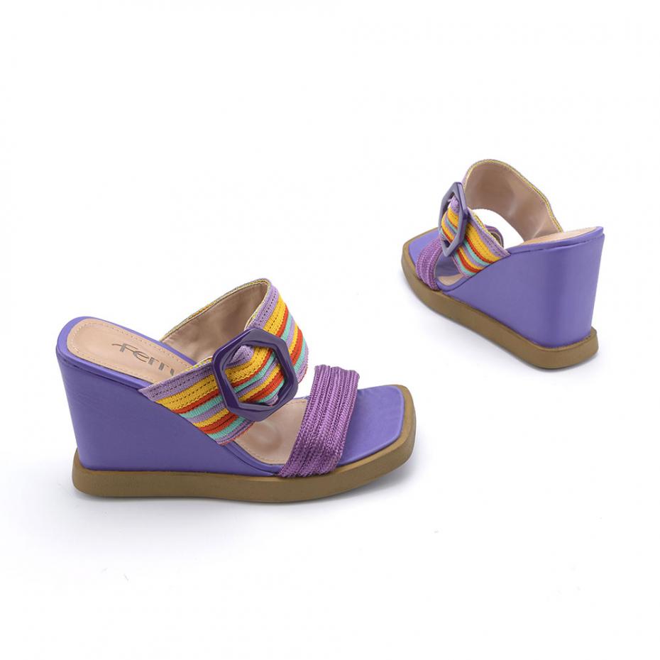 ANABELA FIVELA TRICÔ COLOR