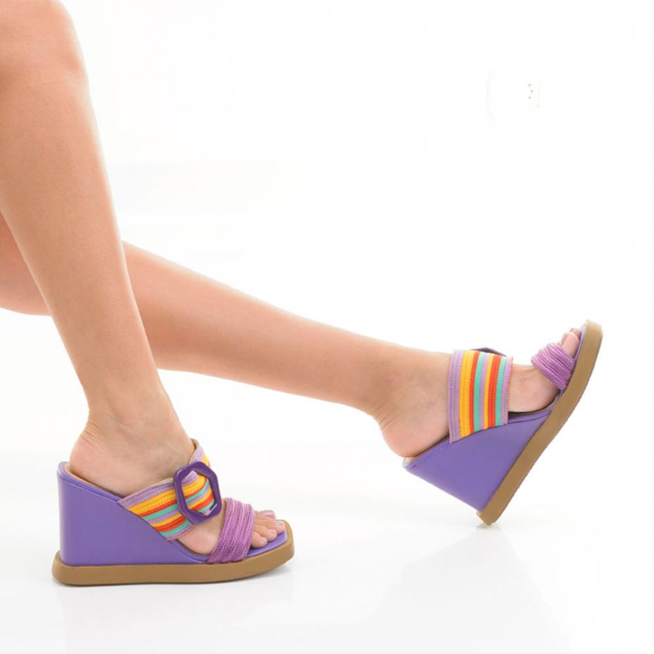 ANABELA FIVELA TRICÔ COLOR