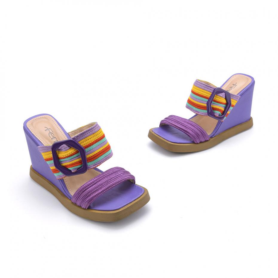ANABELA FIVELA TRICÔ COLOR
