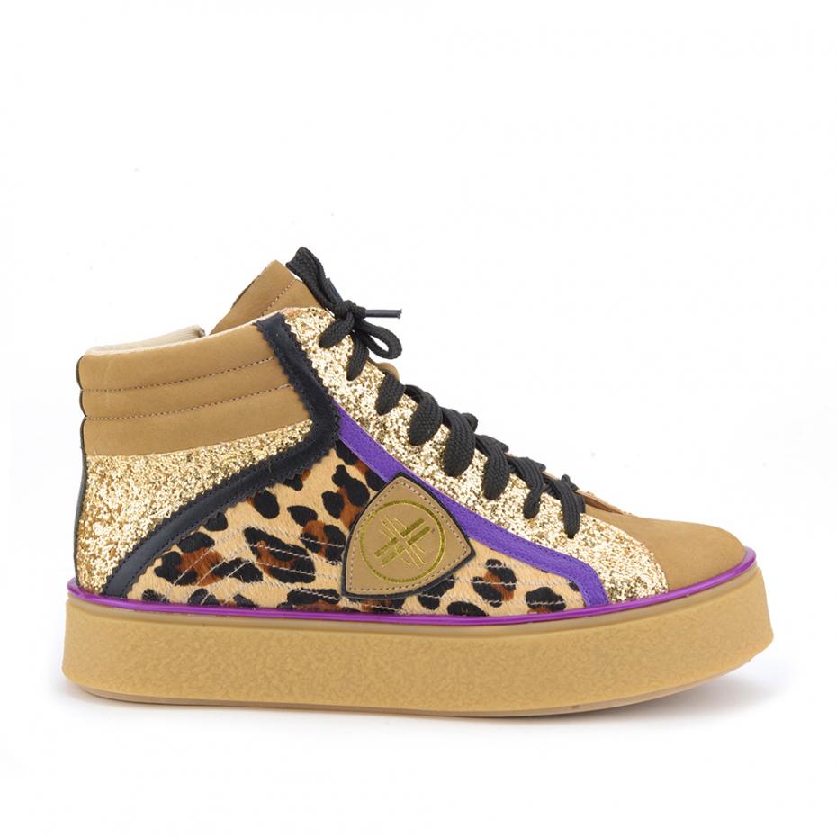TÊNIS ANIMALIER GLITTER