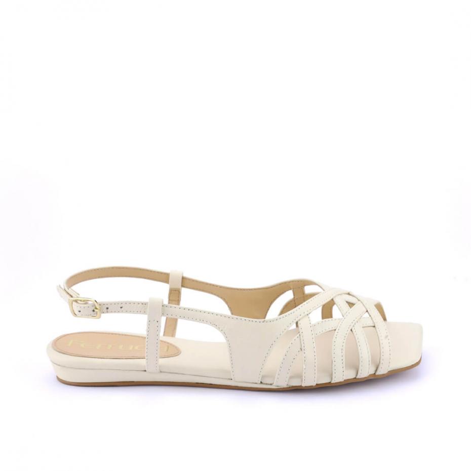 FLAT PEEP TOE SLINGBACK TIRAS