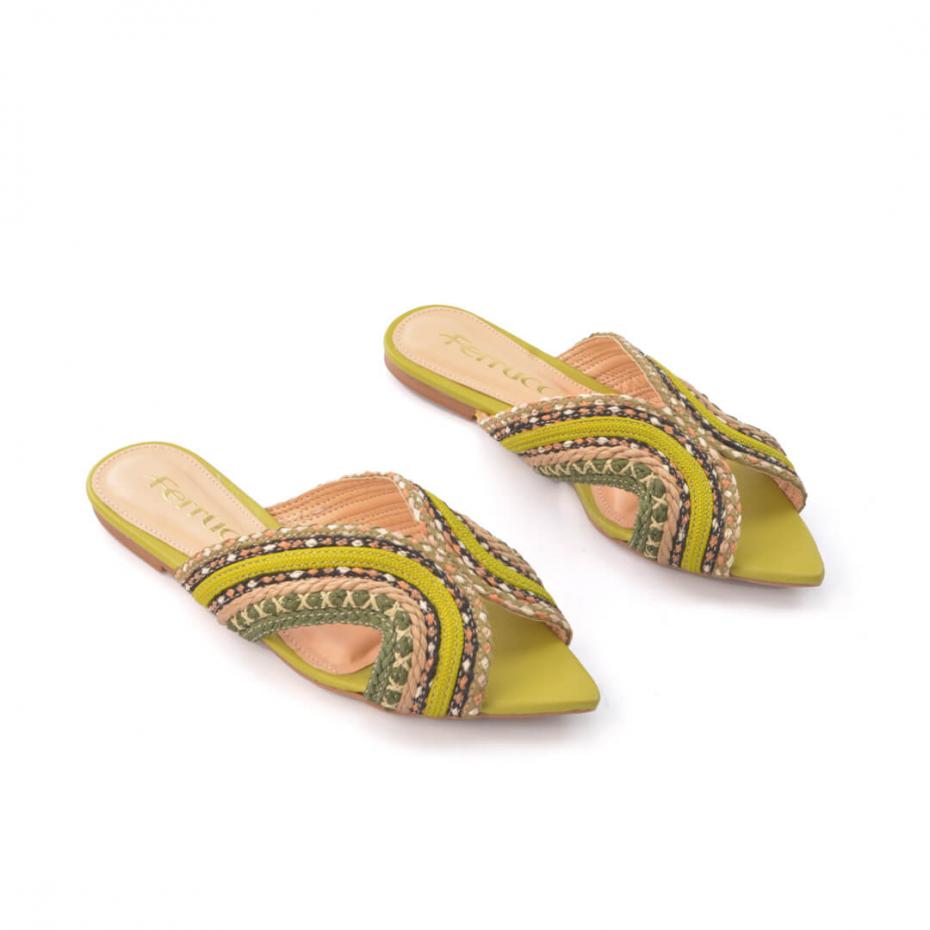 FLAT BICO FOLHA HANDMADE
