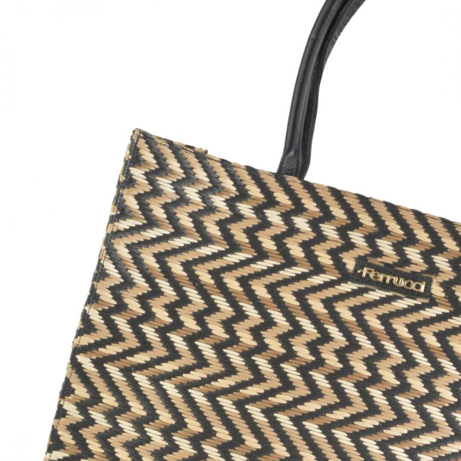 BOLSA EM PALHA QUADRADA