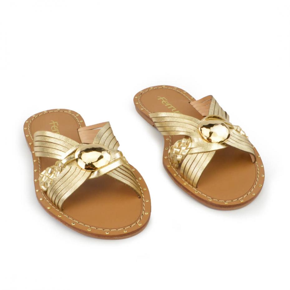 RASTEIRA SLIDE TRANÇADA METAL MARTELADO