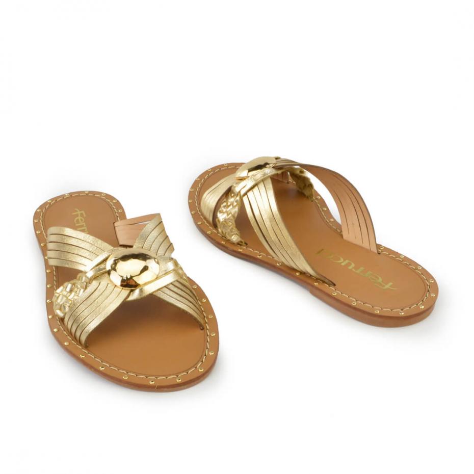 RASTEIRA SLIDE TRANÇADA METAL MARTELADO