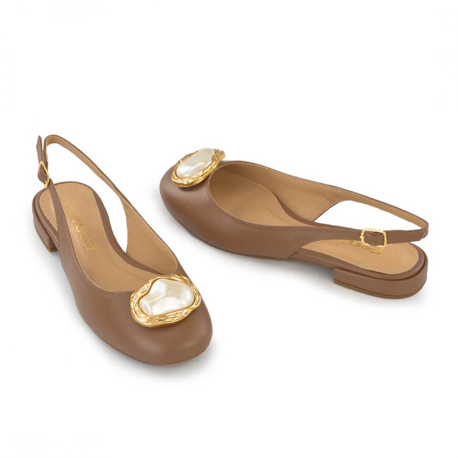 SAPATILHA SLINGBACK PÉROLA
