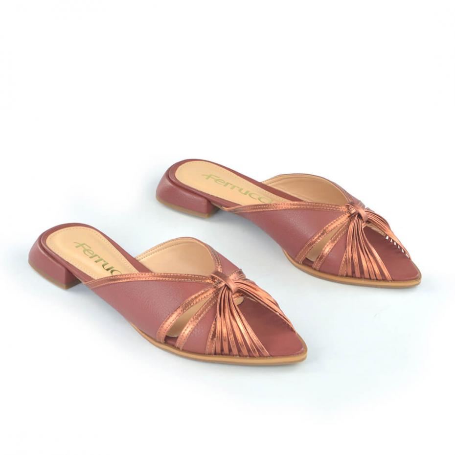 FLAT BICO FOLHA RETRÔ