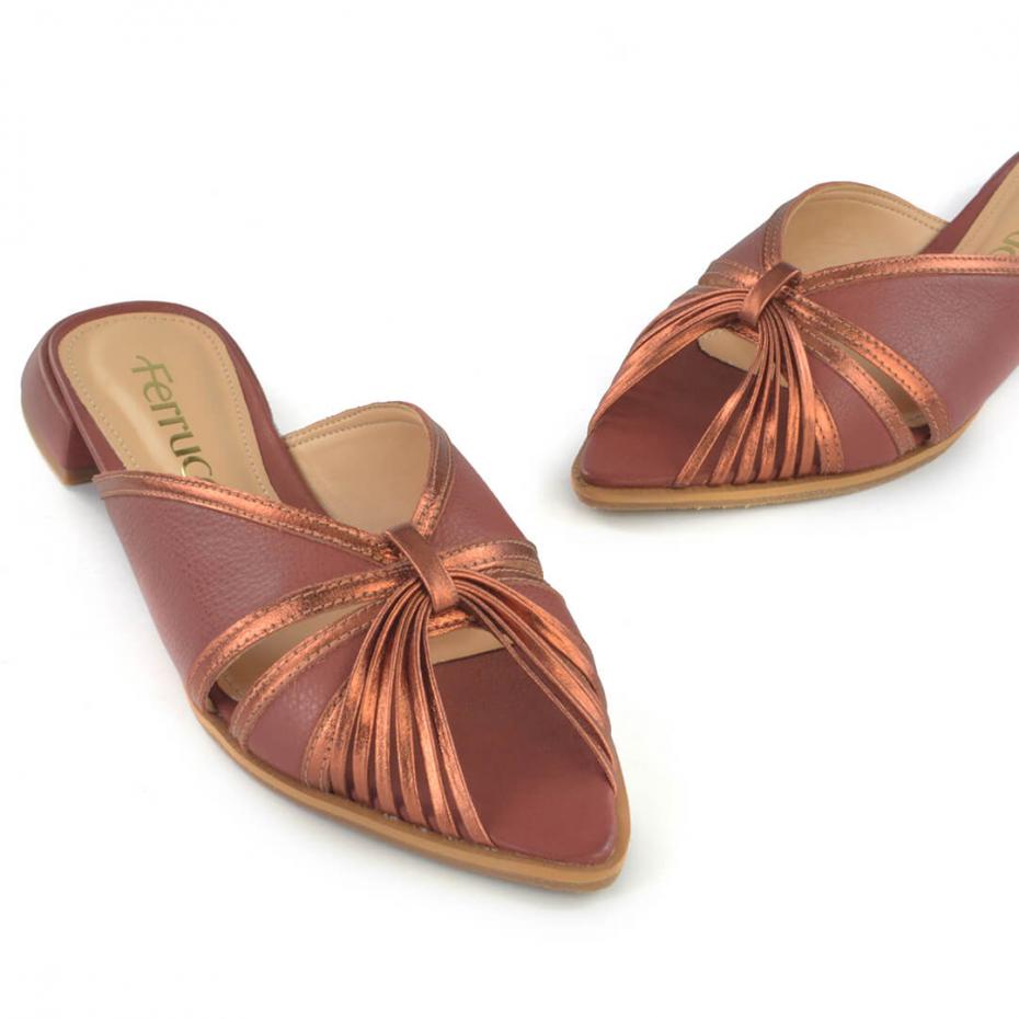 FLAT BICO FOLHA RETRÔ