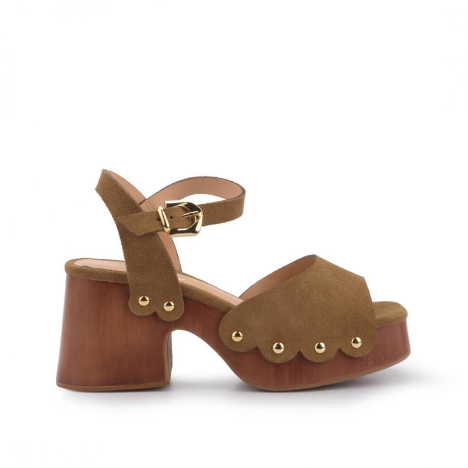 SANDÁLIA PLATAFORMA CAMURÇA