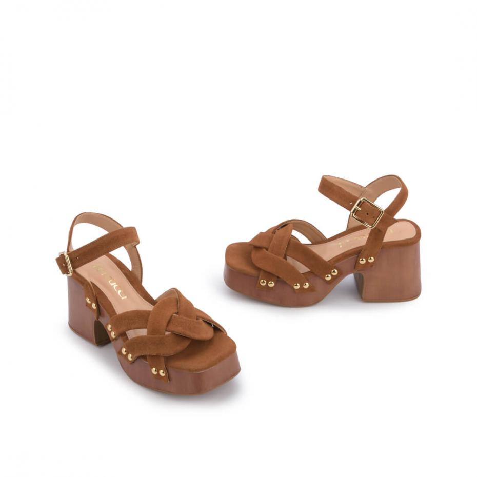 SANDÁLIA PLATAFORMA CAMURÇA