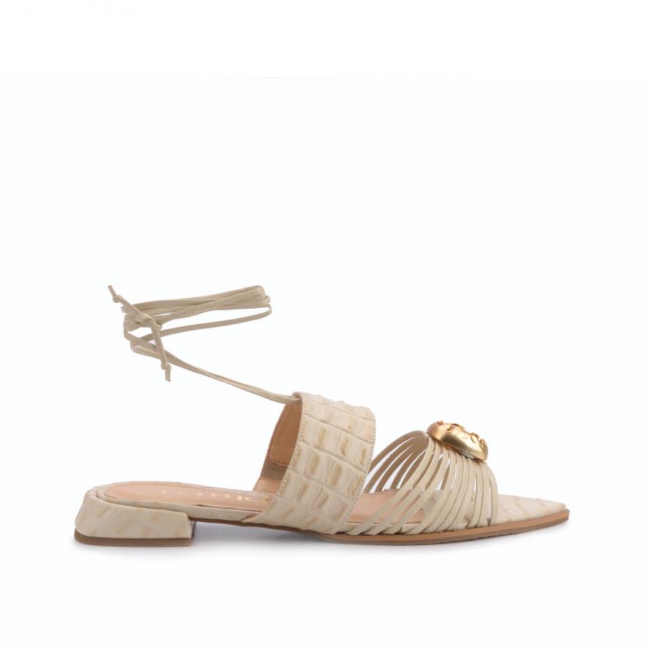 FLAT BICO FOLHA JOALHERIA COM AMARRAÇÃO