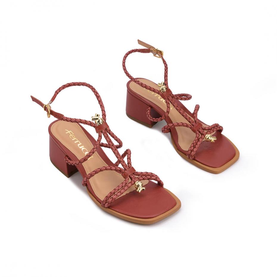 SANDÁLIA TIRAS TRANÇADAS