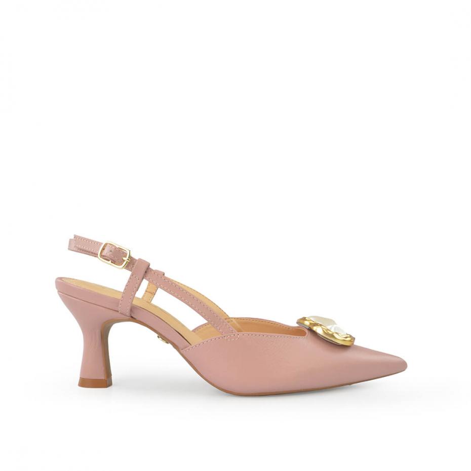 SCARPIN SLINGBACK CAMAFEU PÉROLA