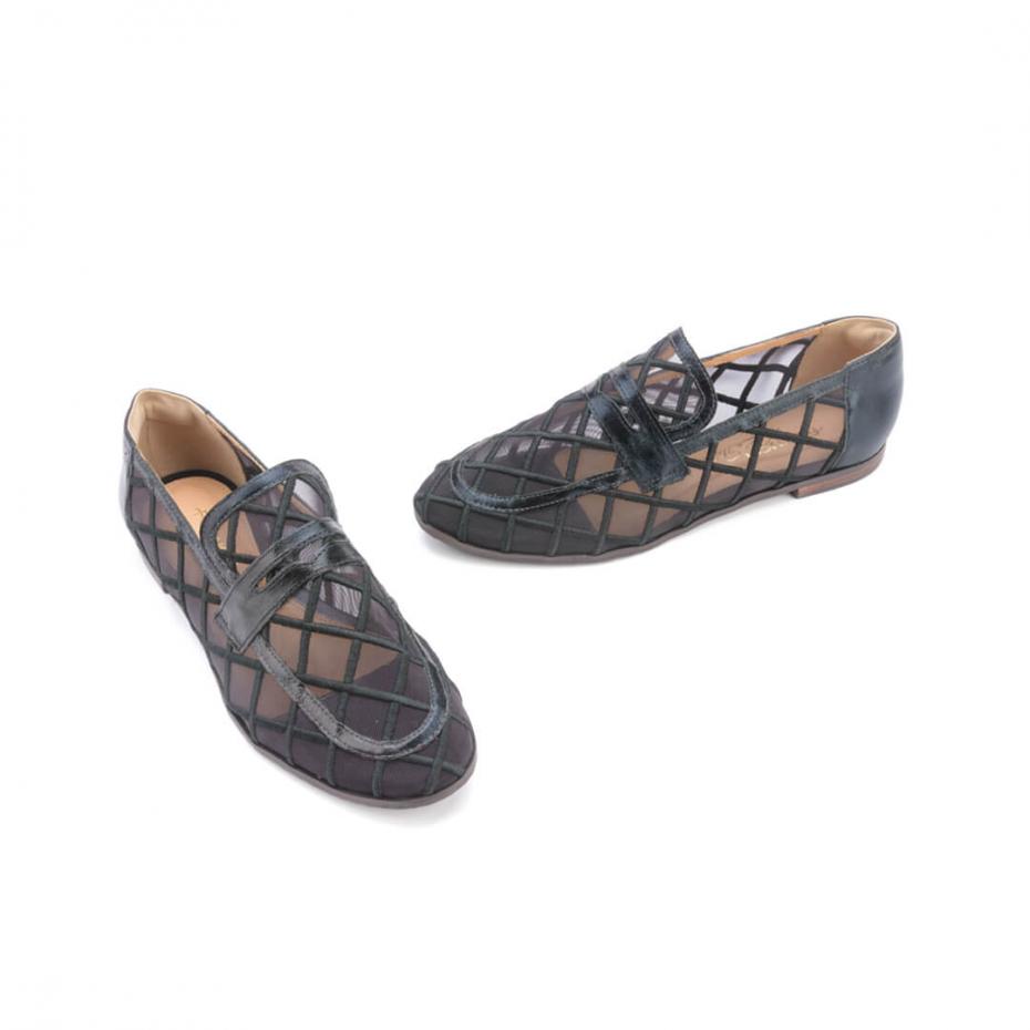 LOAFER BORDADO EM TELA