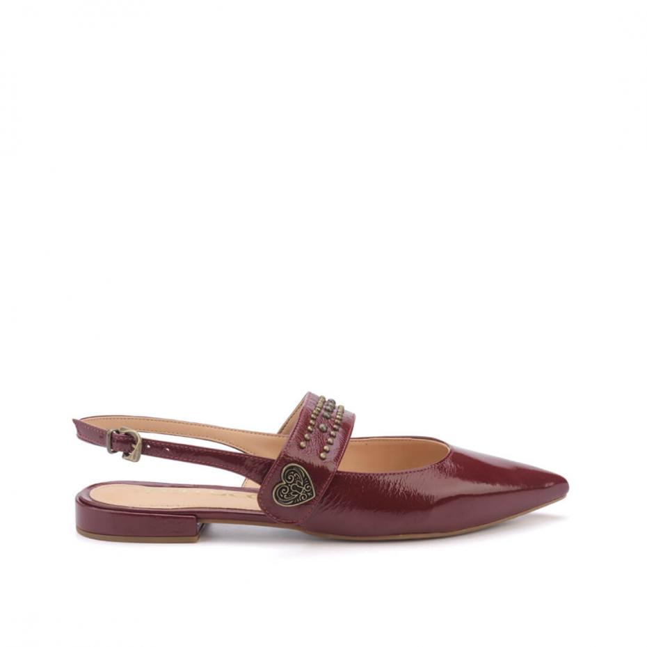 SAPATILHA SLINGBACK CORAÇÃO ENTRELAÇOS
