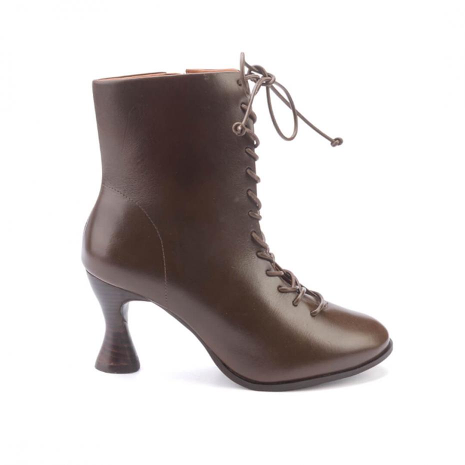 BOTA LACE-UP CANO MÉDIO