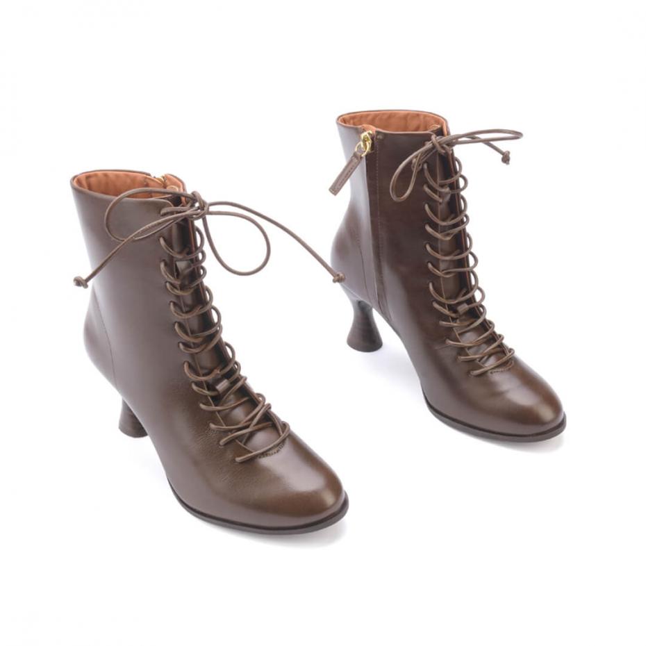 BOTA LACE-UP CANO MÉDIO