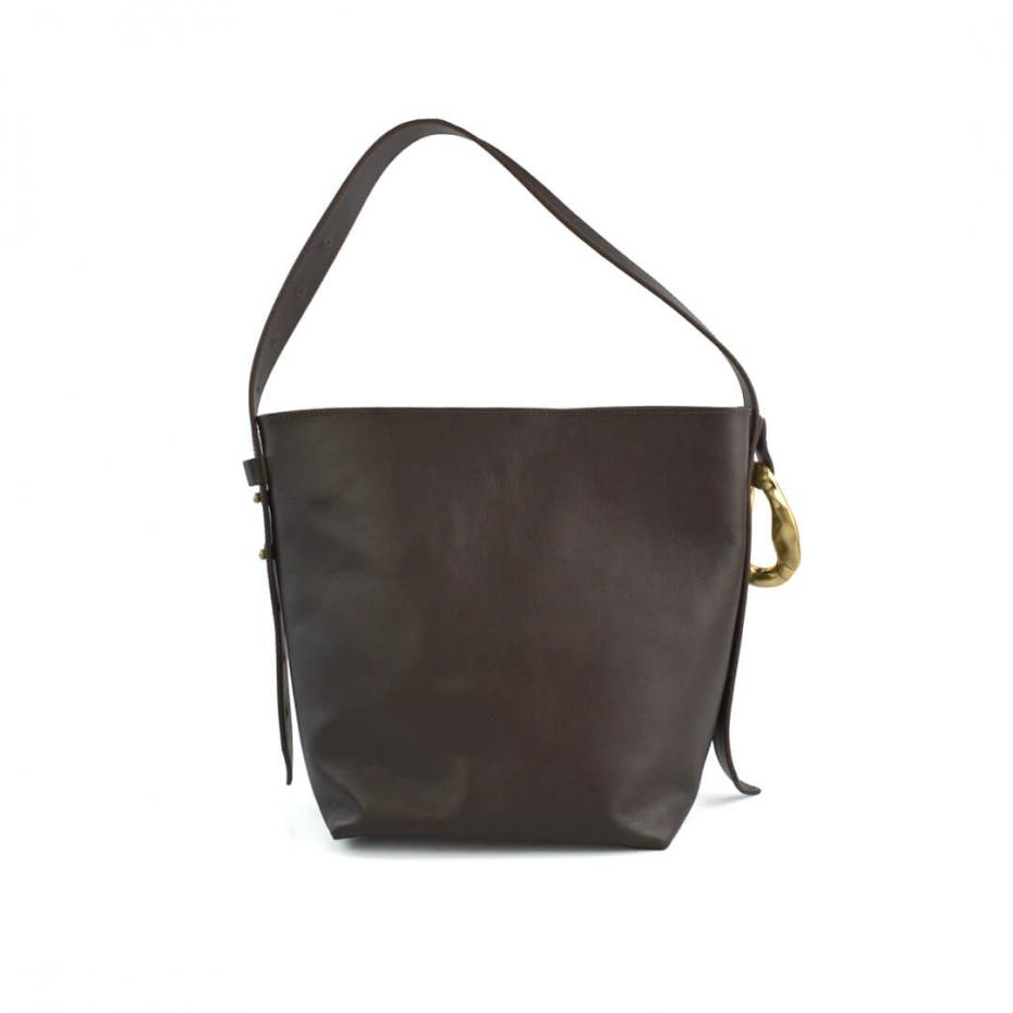 BOLSA FORMA COURO METAL