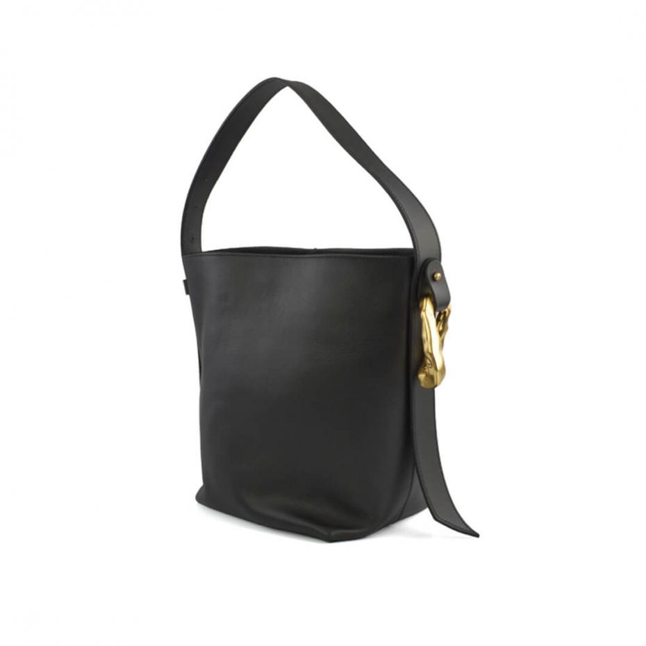 BOLSA FORMA COURO METAL