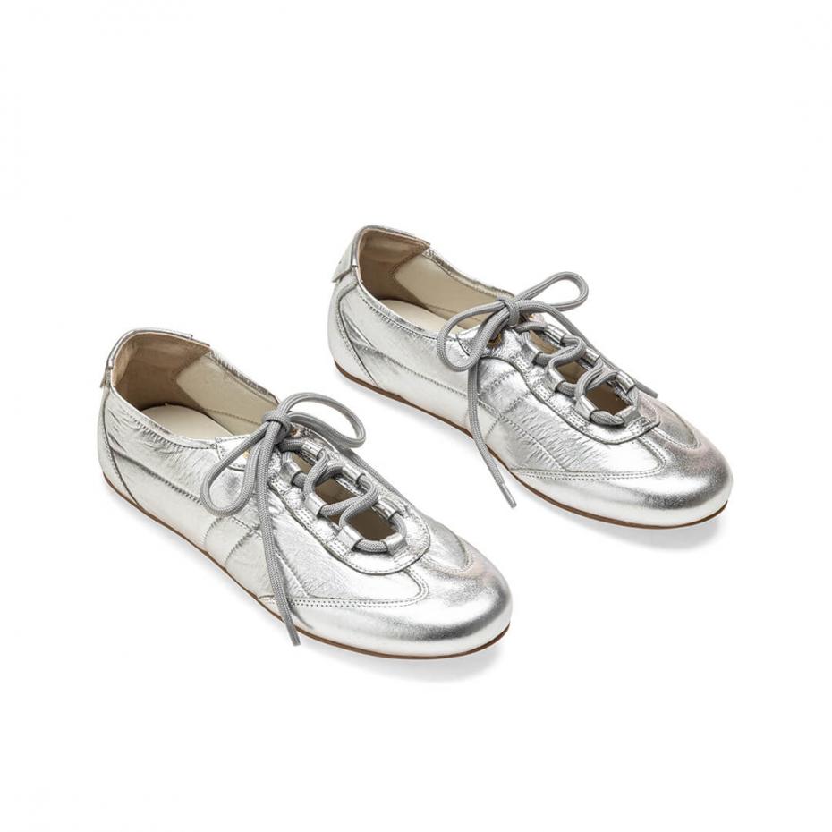 SNEAKERINA NYLON PRATA