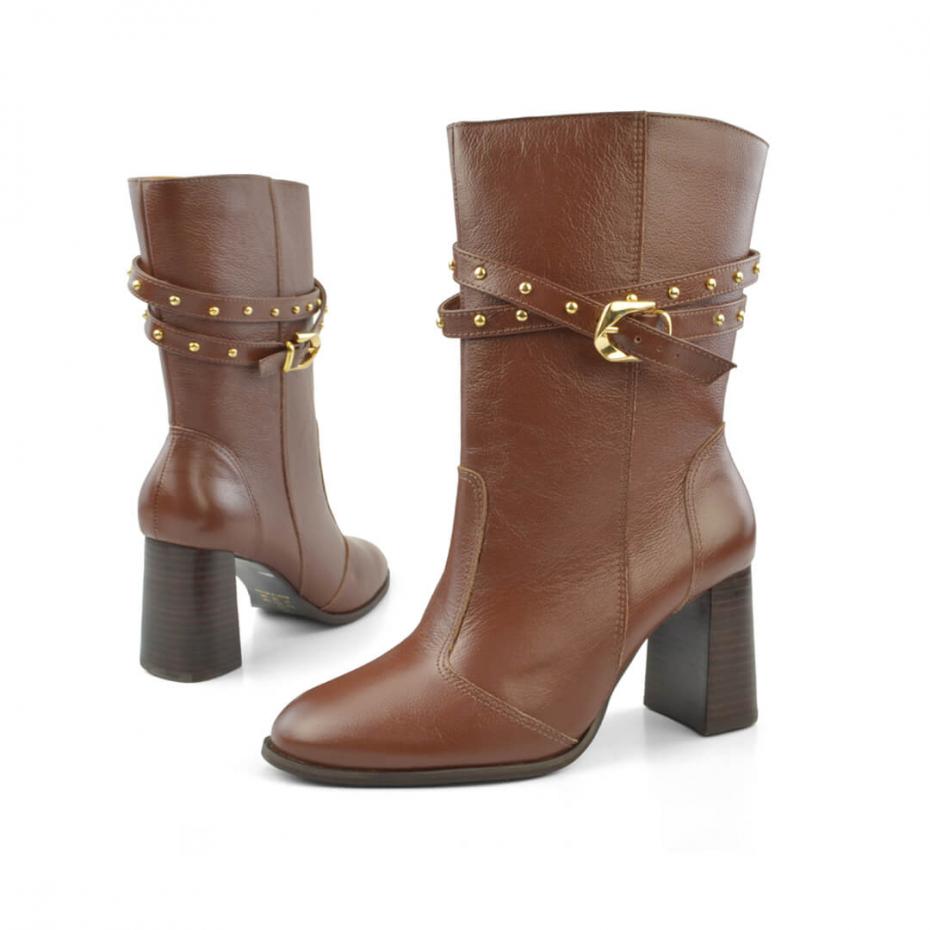 BOTA CANO MÉDIO TACHEADA