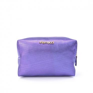 NECESSAIRE EM COURO M - Código 1178-1-259