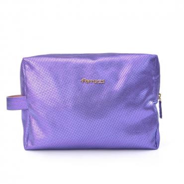 NECESSAIRE EM COURO G - Código 1179-1-259