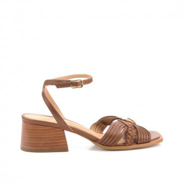 SANDÁLIA TRANÇADA METAL MARTELADO - Código 1944-2-3