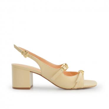 SANDÁLIA SLINGBACK SALTO BLOCO - Código 1946-2-189