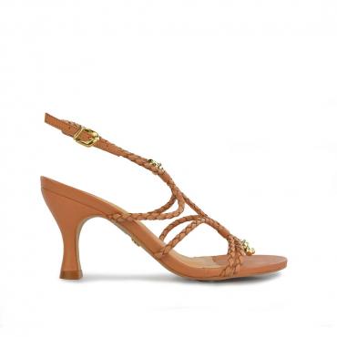 SANDÁLIA TIRAS TRANÇADAS - Código 2292-2-238