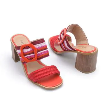 MULE FIVELA TRICÔ COLOR