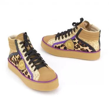TÊNIS ANIMALIER GLITTER