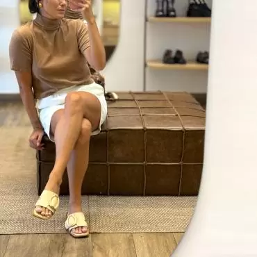SLIDE FIVELA COURO