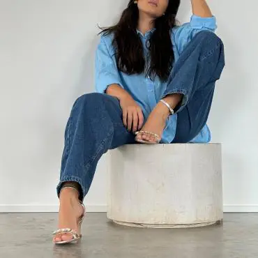 SANDÁLIA PEDRAS FACETADAS