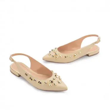 SAPATILHA SLINGBACK METAIS ORGÂNICOS