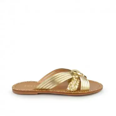 RASTEIRA SLIDE TRANÇADA METAL MARTELADO - Código 1942-4-186