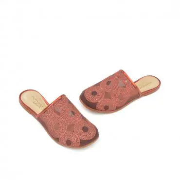 FLAT MULE TELA ESPIRAL