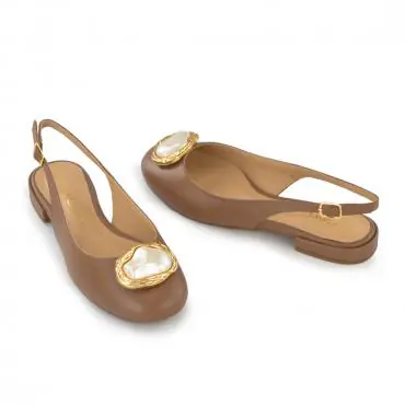 SAPATILHA SLINGBACK PÉROLA