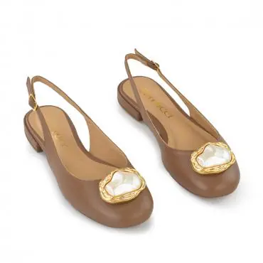 SAPATILHA SLINGBACK PÉROLA