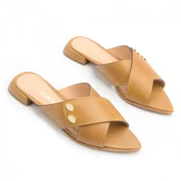 FLAT BICO FOLHA ABOTOADURAS