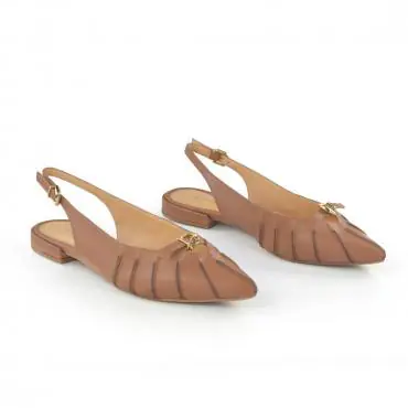 SAPATILHA SLINGBACK BICO FINO RECORTES