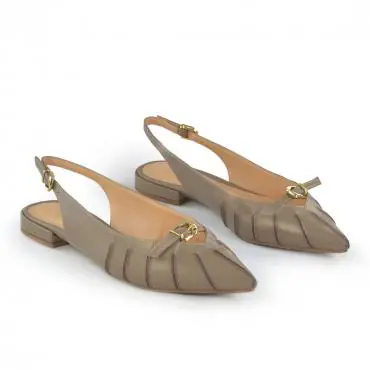SAPATILHA SLINGBACK BICO FINO RECORTES