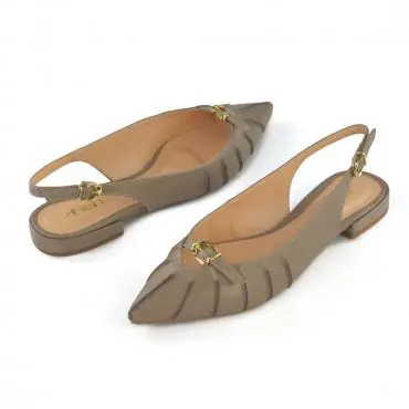 SAPATILHA SLINGBACK BICO FINO RECORTES