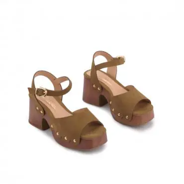 SANDÁLIA PLATAFORMA CAMURÇA