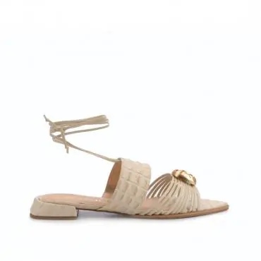 FLAT BICO FOLHA JOALHERIA COM AMARRAÇÃO - Código 2253-4-269