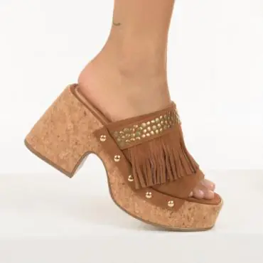 MULE PLATAFORMA FRANJAS BOHO