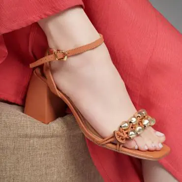 SANDÁLIA CONTAS HANDMADE