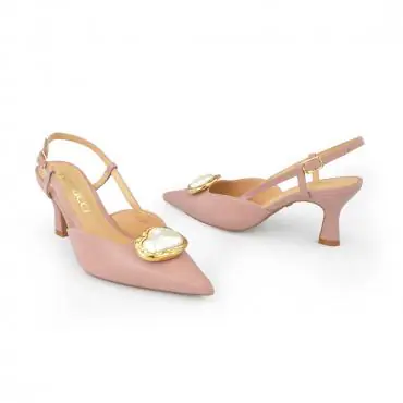 SCARPIN SLINGBACK CAMAFEU PÉROLA