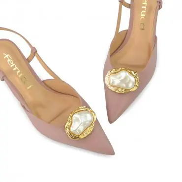 SCARPIN SLINGBACK CAMAFEU PÉROLA