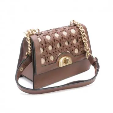 BOLSA ESTRUTURADA TRAMA ARTESANAL